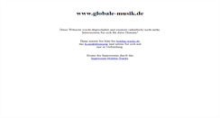 Desktop Screenshot of globale-musik.de